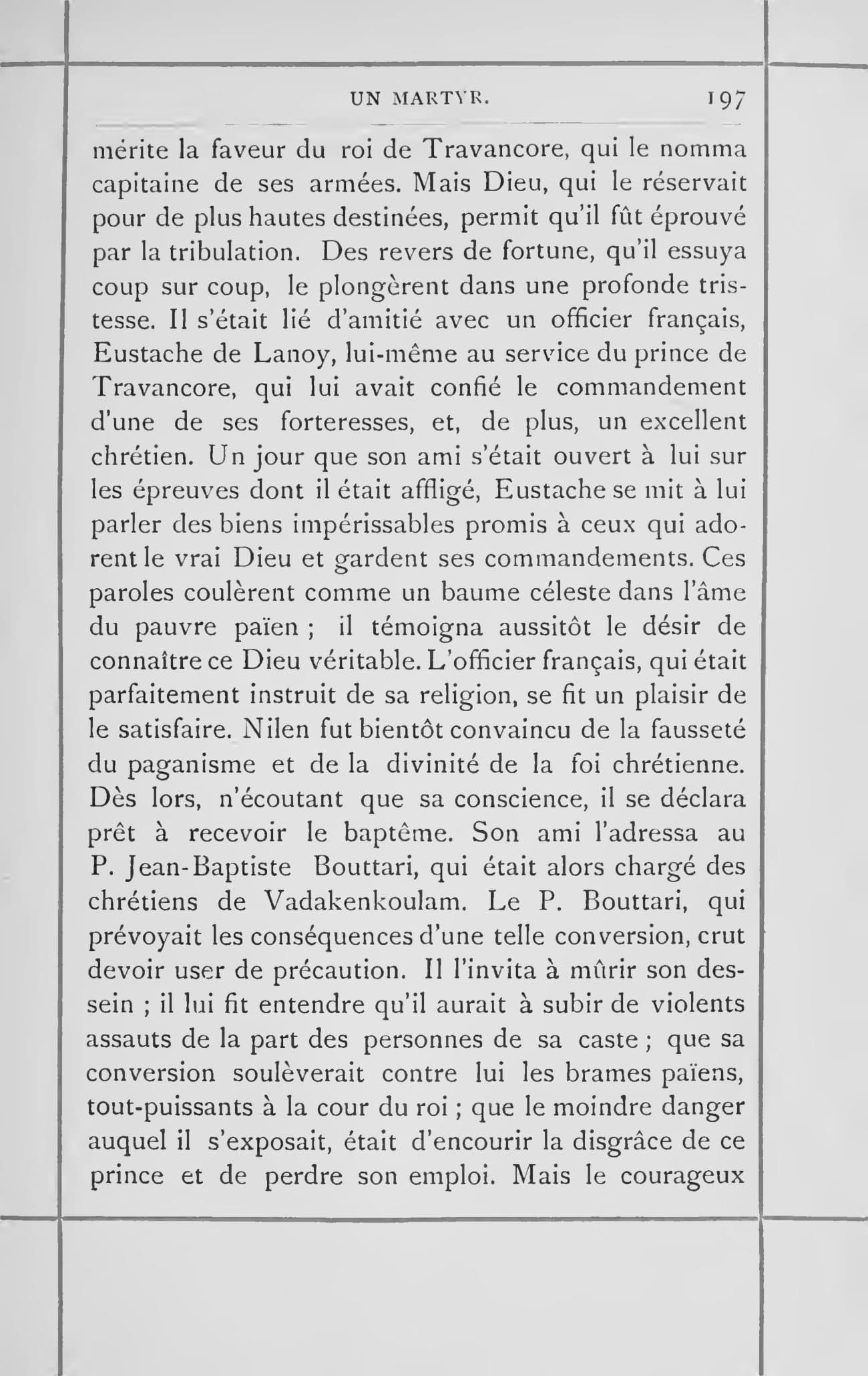 The printed page 197 of Le Maduré : l'ancienne et la nouvelle mission, photographed from the book
