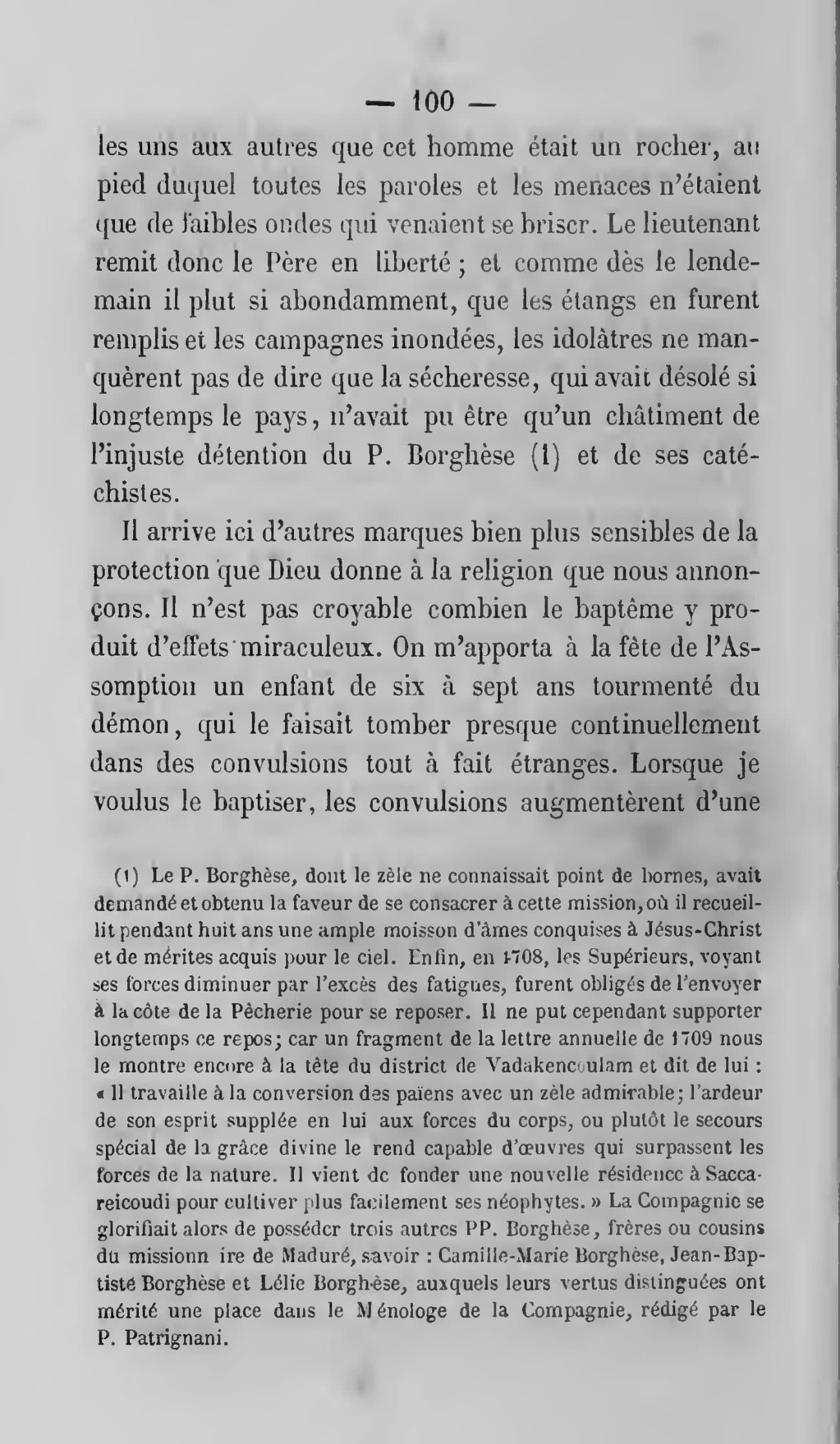 The printed page 110 of La mission du Maduré d'après des documents inédits, vol. IV, photographed from the book