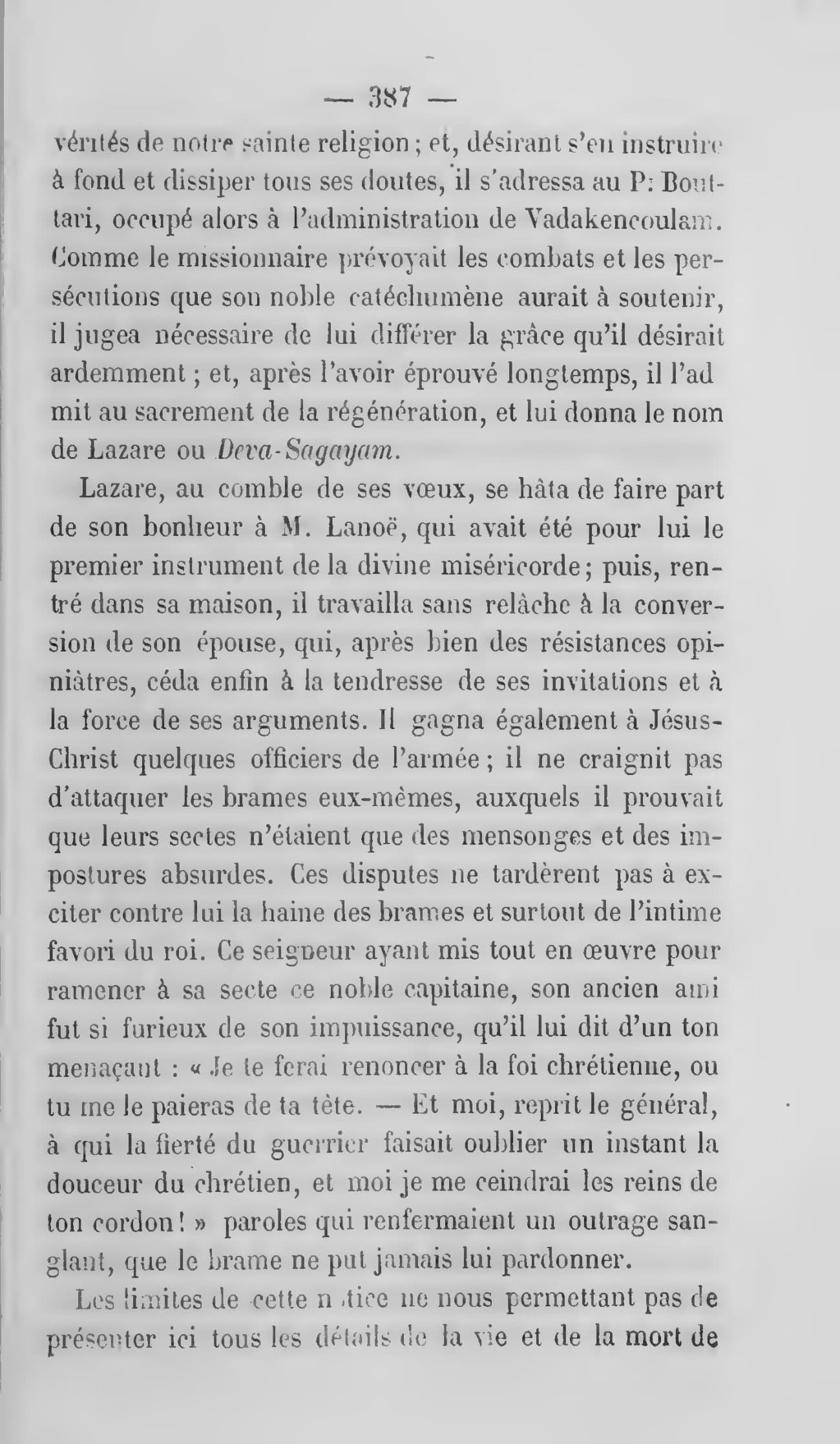 The printed page 397 of La mission du Maduré d'après des documents inédits, vol. IV, photographed from the book