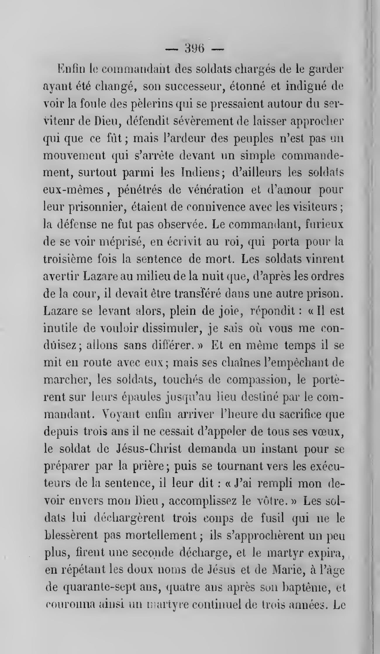 The printed page 406 of La mission du Maduré d'après des documents inédits, vol. IV, photographed from the book